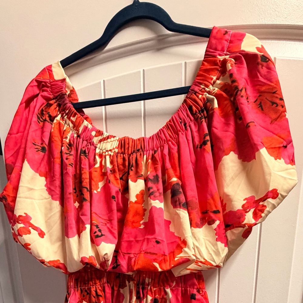Floral Off-Shoulder Dress